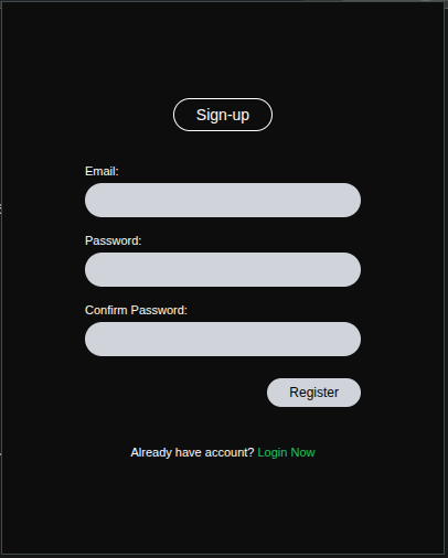Secure Login Interface
